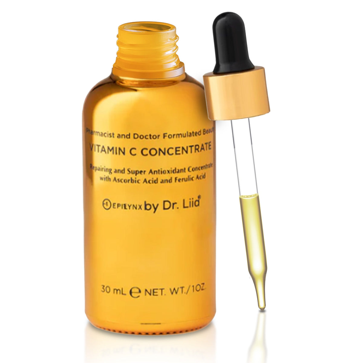 Brightening Vitamin C Glow Serum for Sensitive & Dry Skin – Vegan, Gluten-Free, Anti-Aging, Fragrance-Free
